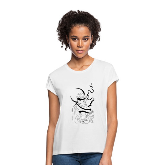 Faith Women's Relaxed Fit T-Shirt - white