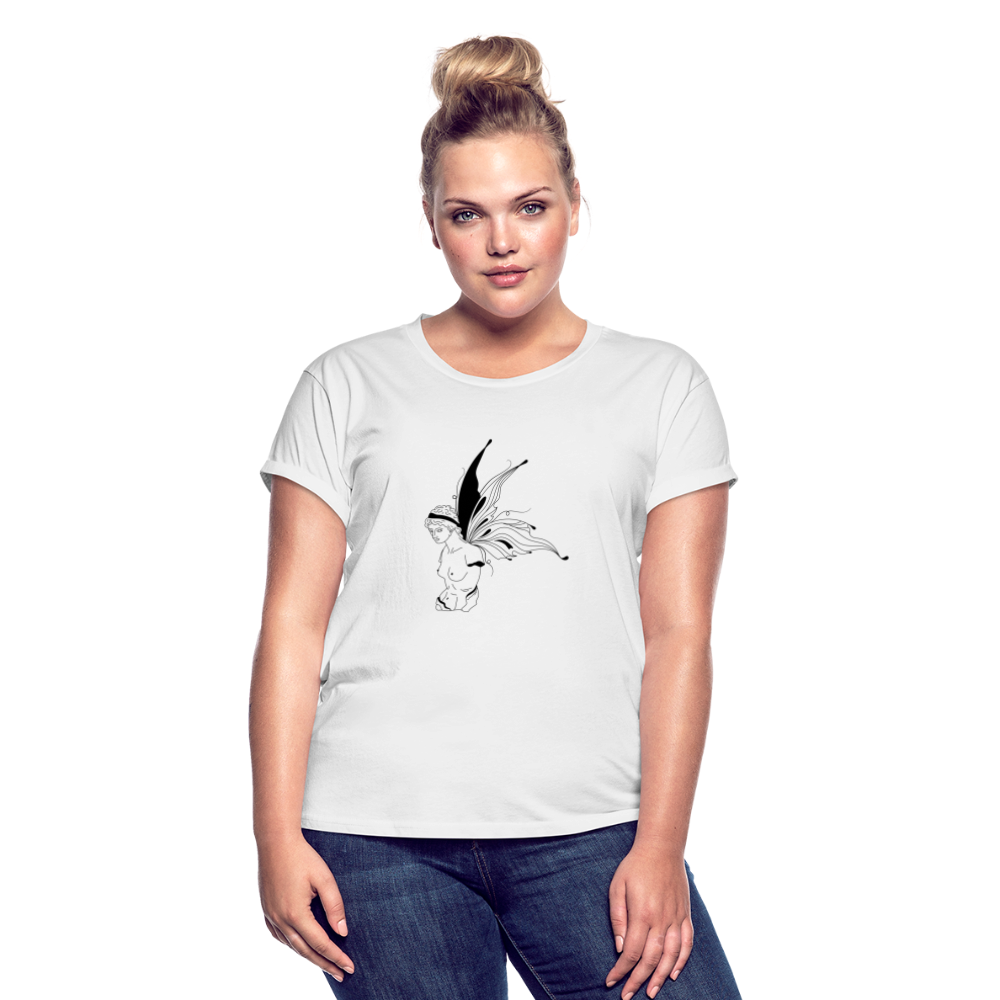 Butterfly Women's Relaxed Fit T-Shirt - white