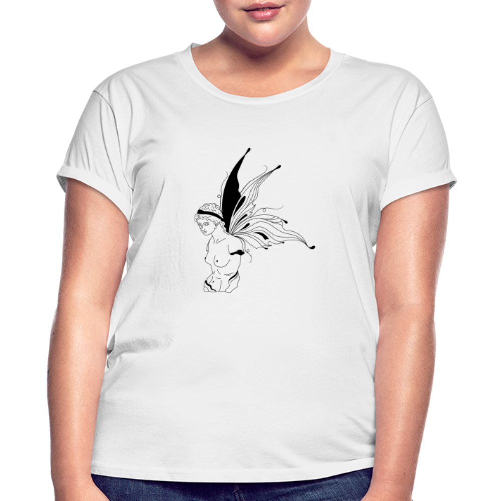 Butterfly Women's Relaxed Fit T-Shirt - white