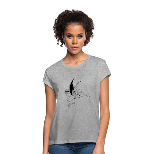 Butterfly Women's Relaxed Fit T-Shirt - heather gray