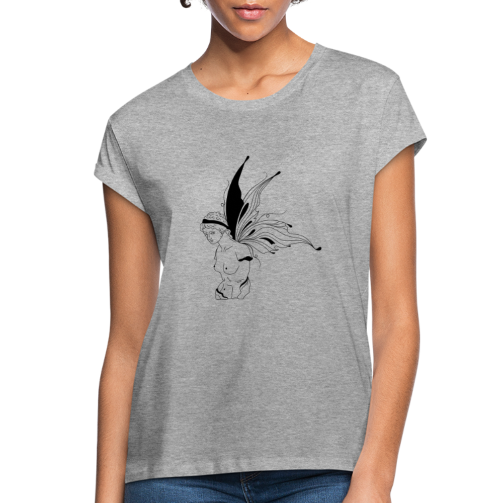 Butterfly Women's Relaxed Fit T-Shirt - heather gray