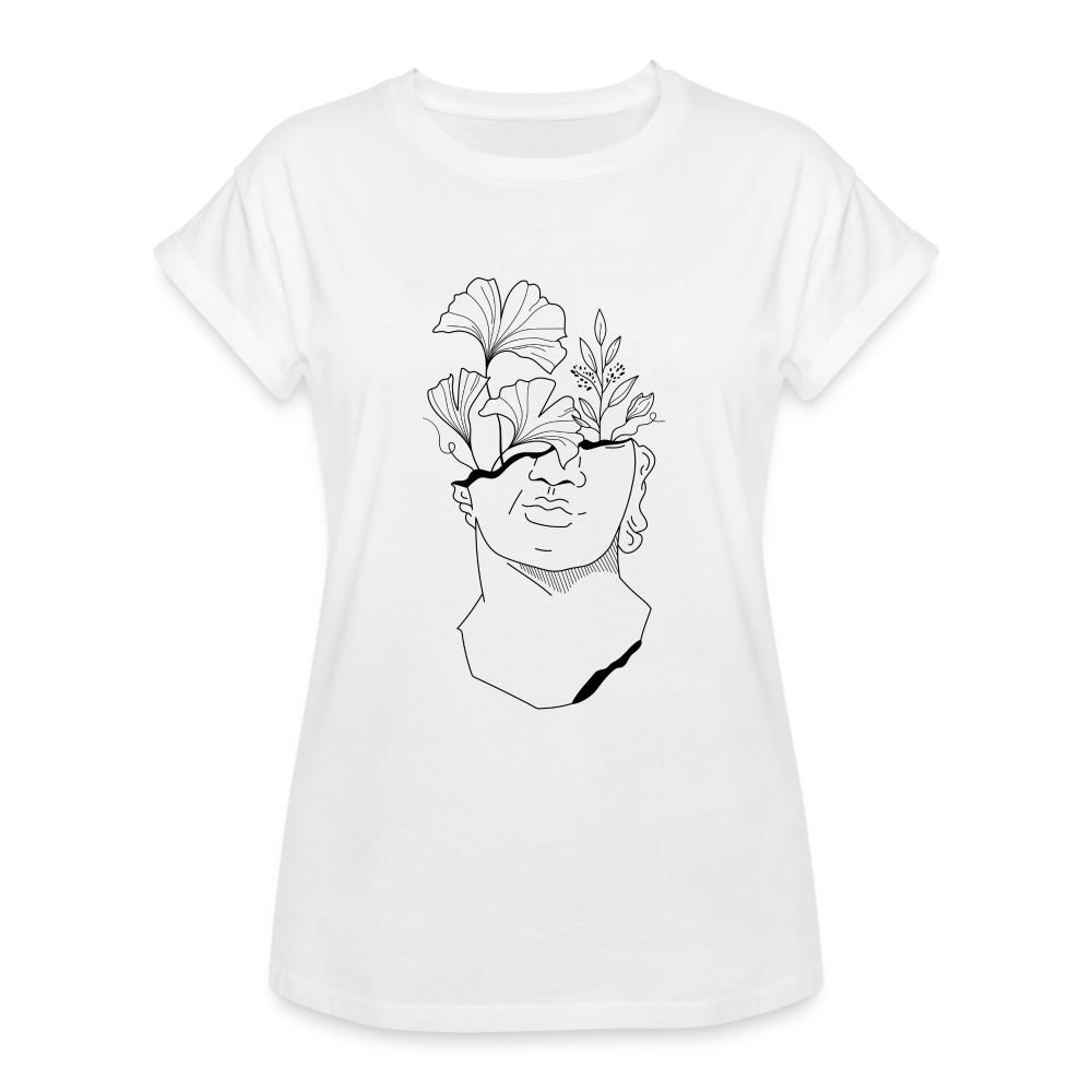 Hey Women's Relaxed Fit T-Shirt - white