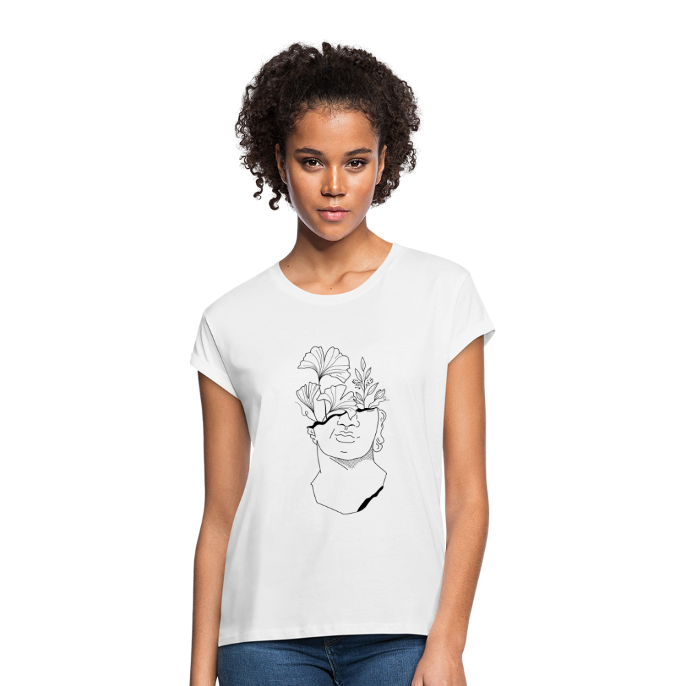 Hey Women's Relaxed Fit T-Shirt - white