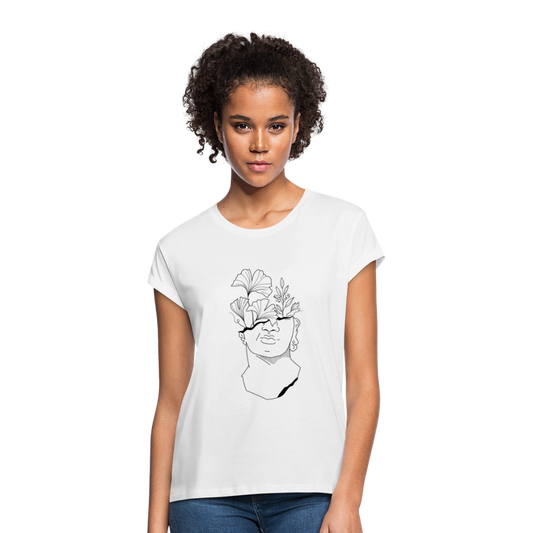 Hey Women's Relaxed Fit T-Shirt - white