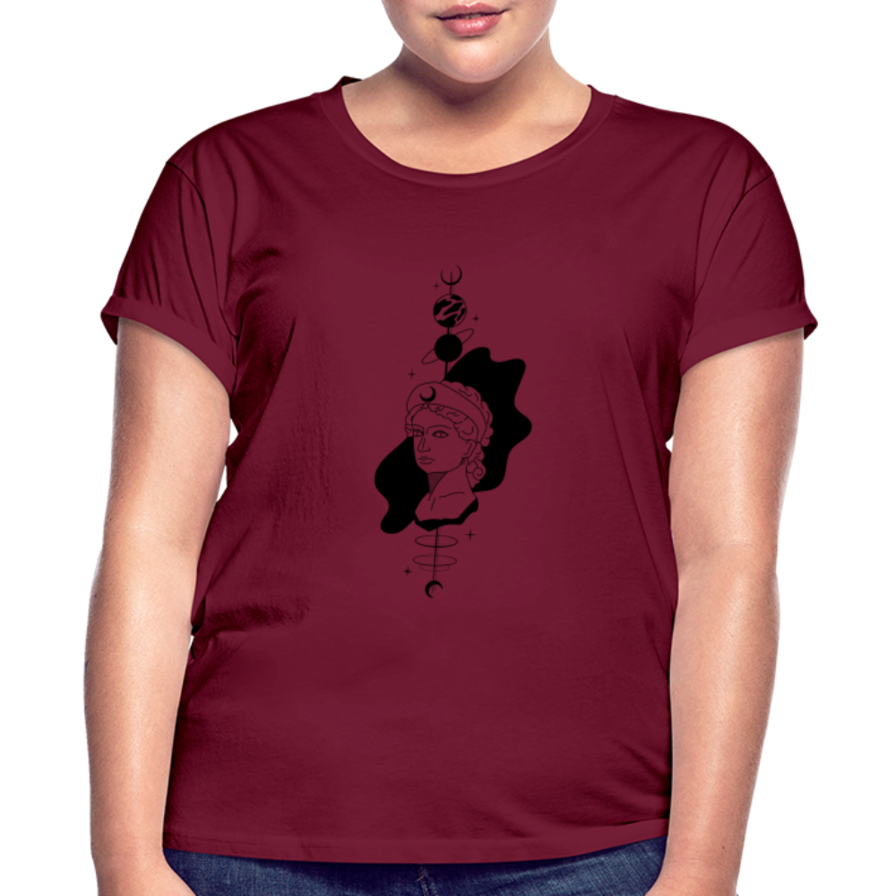 Fortune Women's Relaxed Fit T-Shirt - burgundy