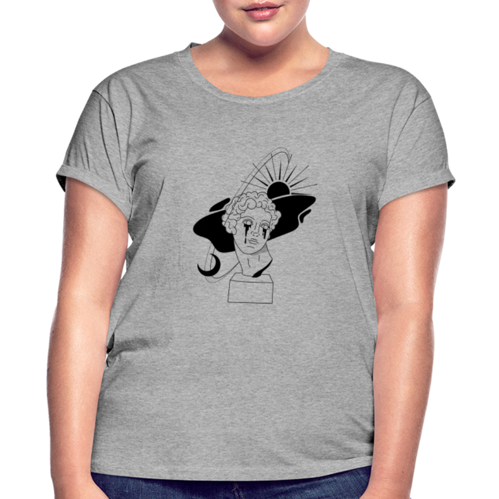 Day/Night Women's Relaxed Fit T-Shirt - heather gray