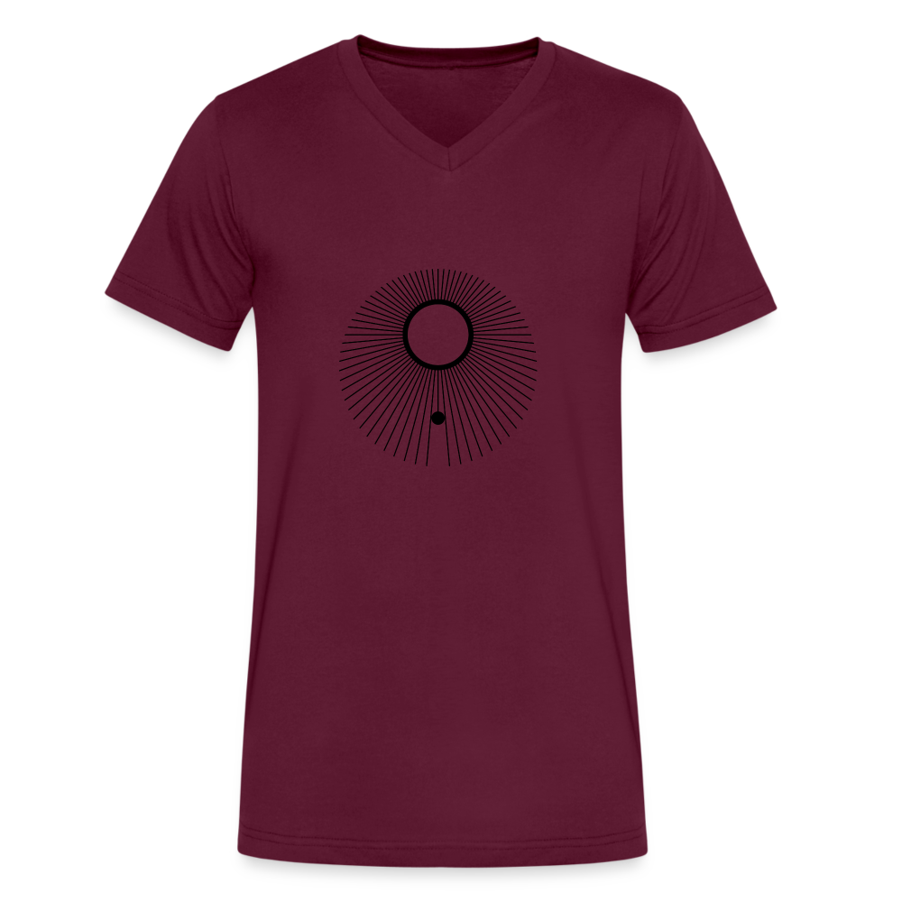 Phoebus Men's V-Neck T-Shirt - maroon