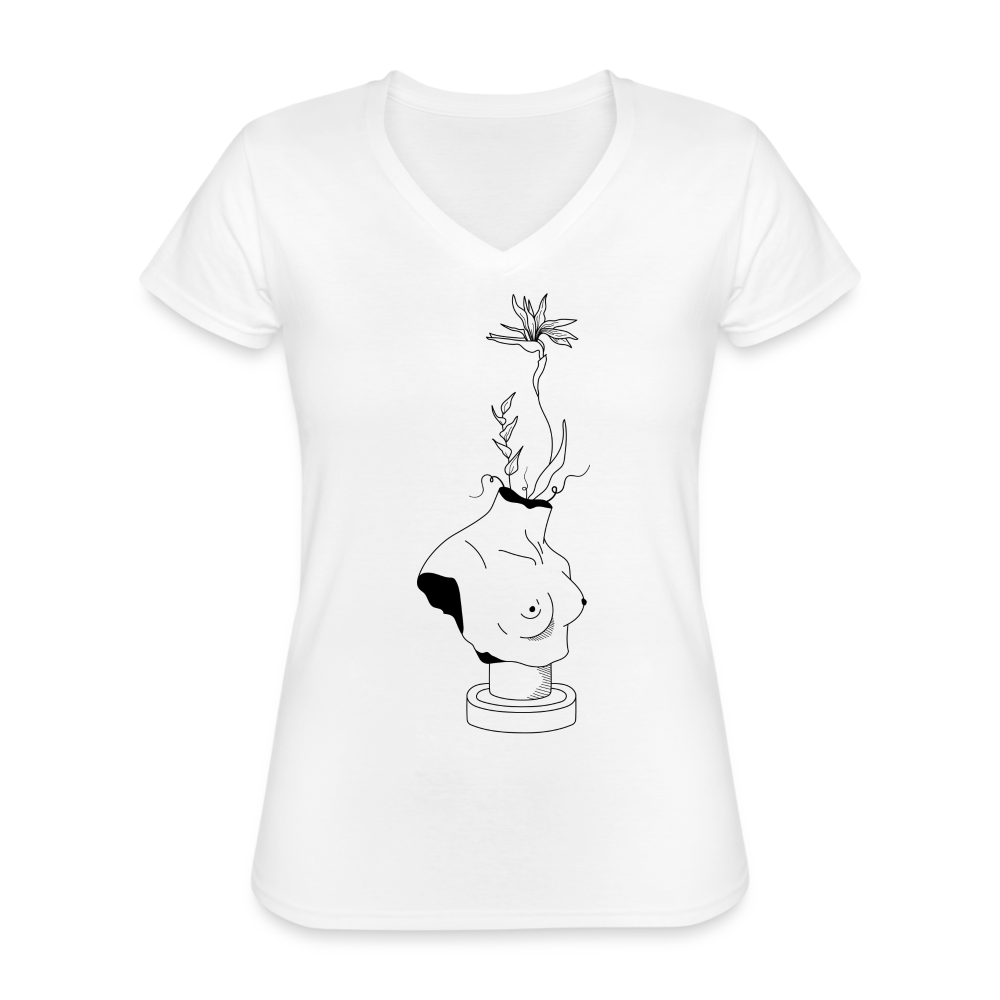 Femme Women's Relaxed Fit T-Shirt - white