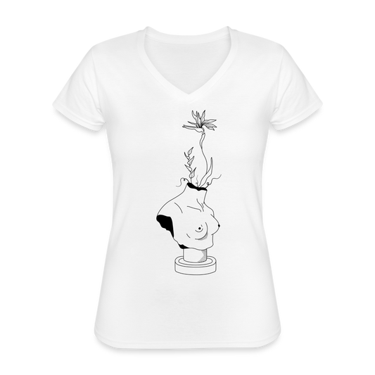 Femme Women's Relaxed Fit T-Shirt - white